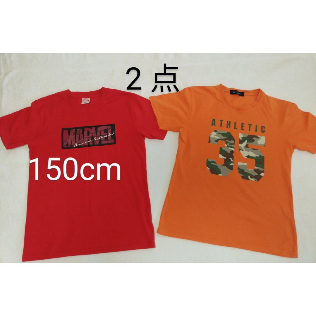 MARVEL(マーベル)のTシャツ　2枚 キッズ/ベビー/マタニティのキッズ服男の子用(90cm~)(Tシャツ/カットソー)の商品写真