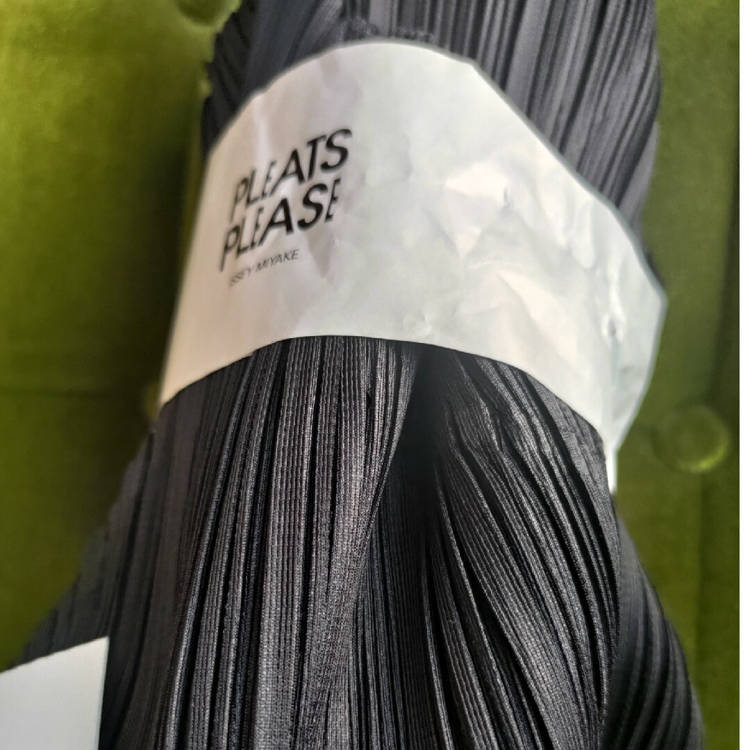 ISSEY MIYAKE(イッセイミヤケ)のプリーツプリーツ　ミヤケイッセイ7月新作 新品未使用　パンツ黒 レディースのパンツ(カジュアルパンツ)の商品写真