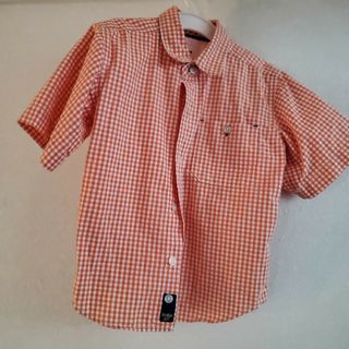 オシュコシュ(OshKosh)のOSHKOSH オシュコシュ  半袖シャツ チェック柄 チェックシャツ ギンガム(Tシャツ/カットソー)