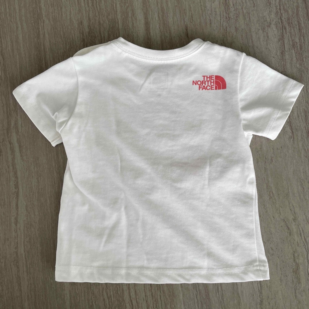 THE NORTH FACE(ザノースフェイス)のノースフェイス　ショートスリーブカラードビッグロゴTシャツ　80 キッズ/ベビー/マタニティのベビー服(~85cm)(Ｔシャツ)の商品写真