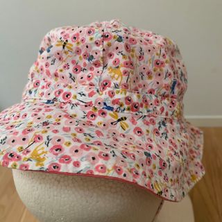 美品 petit bateau プチバトー 18M 花柄 カットソー 帽子