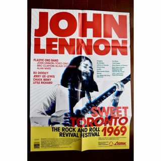 ビートルズ(THE BEATLES)の非売品1989年 新品同様 ポスター JOHN LENNON レノン ビートルズ(ミュージシャン)