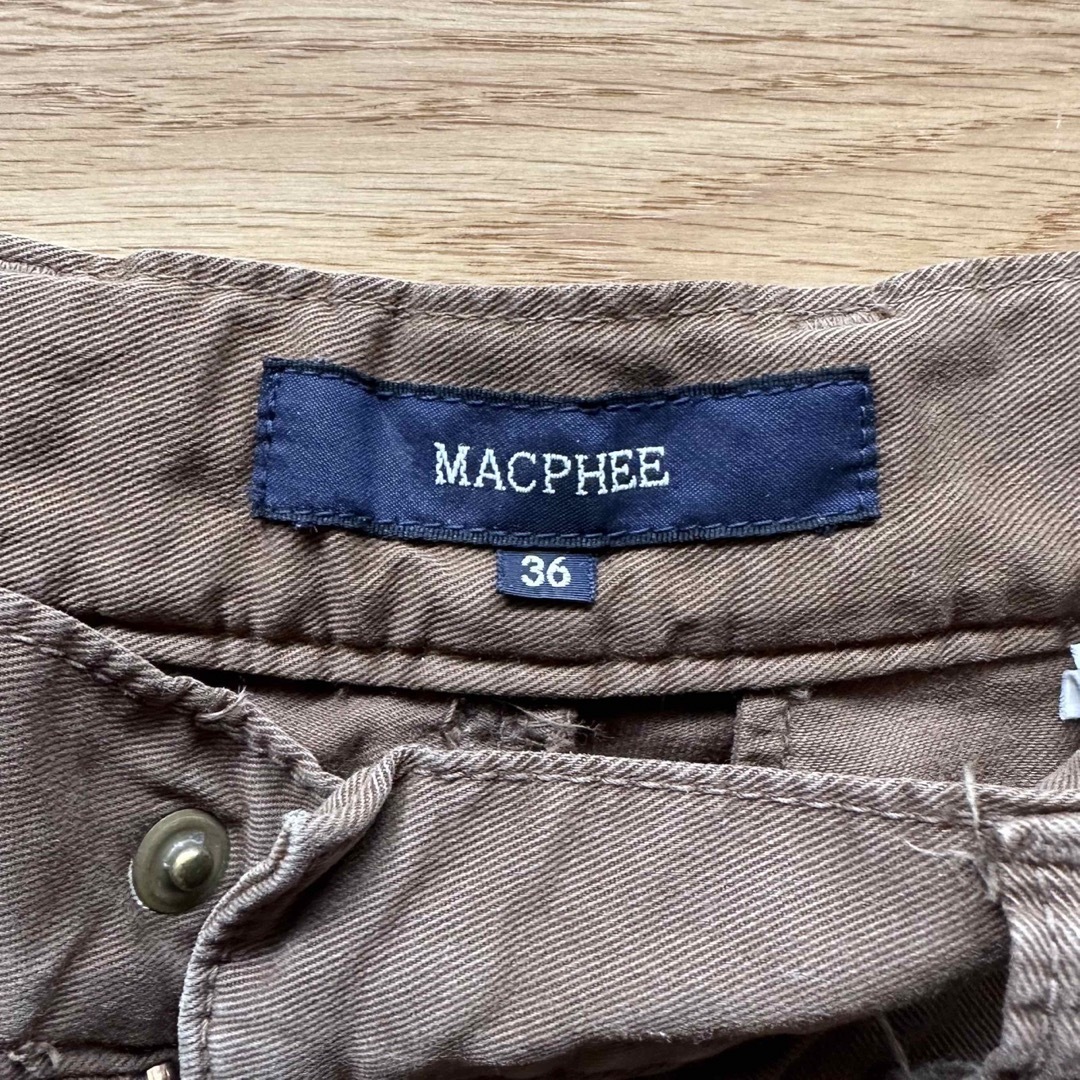 MACPHEE(マカフィー)のTOMORROW LAND  トゥモローランドMACPHEE カーゴパンツ レディースのパンツ(ワークパンツ/カーゴパンツ)の商品写真