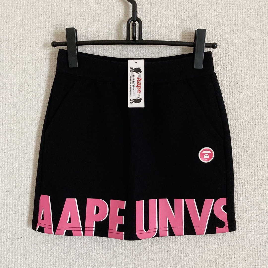 AAPE BY A BATHING APE(エーエイプバイアベイシングエイプ)のAape エイプ ape スウェット スカート XXS キッズにも レディース  レディースのスカート(ミニスカート)の商品写真