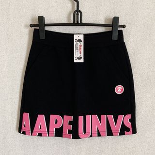 エーエイプバイアベイシングエイプ(AAPE BY A BATHING APE)のAape エイプ ape スウェット スカート XXS キッズにも レディース (ミニスカート)