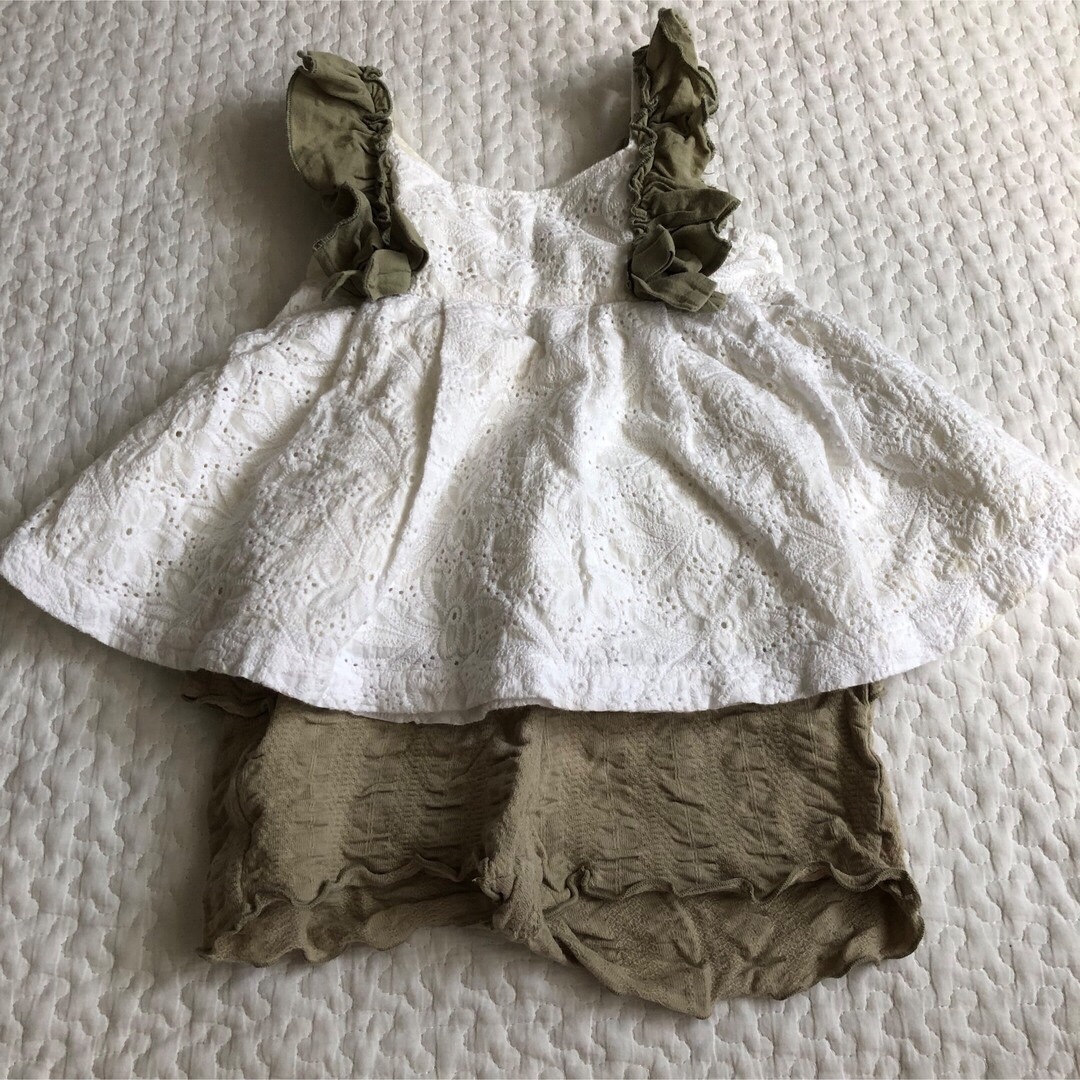 petit main(プティマイン)のプティマイン　セットアップ キッズ/ベビー/マタニティのキッズ服女の子用(90cm~)(Tシャツ/カットソー)の商品写真