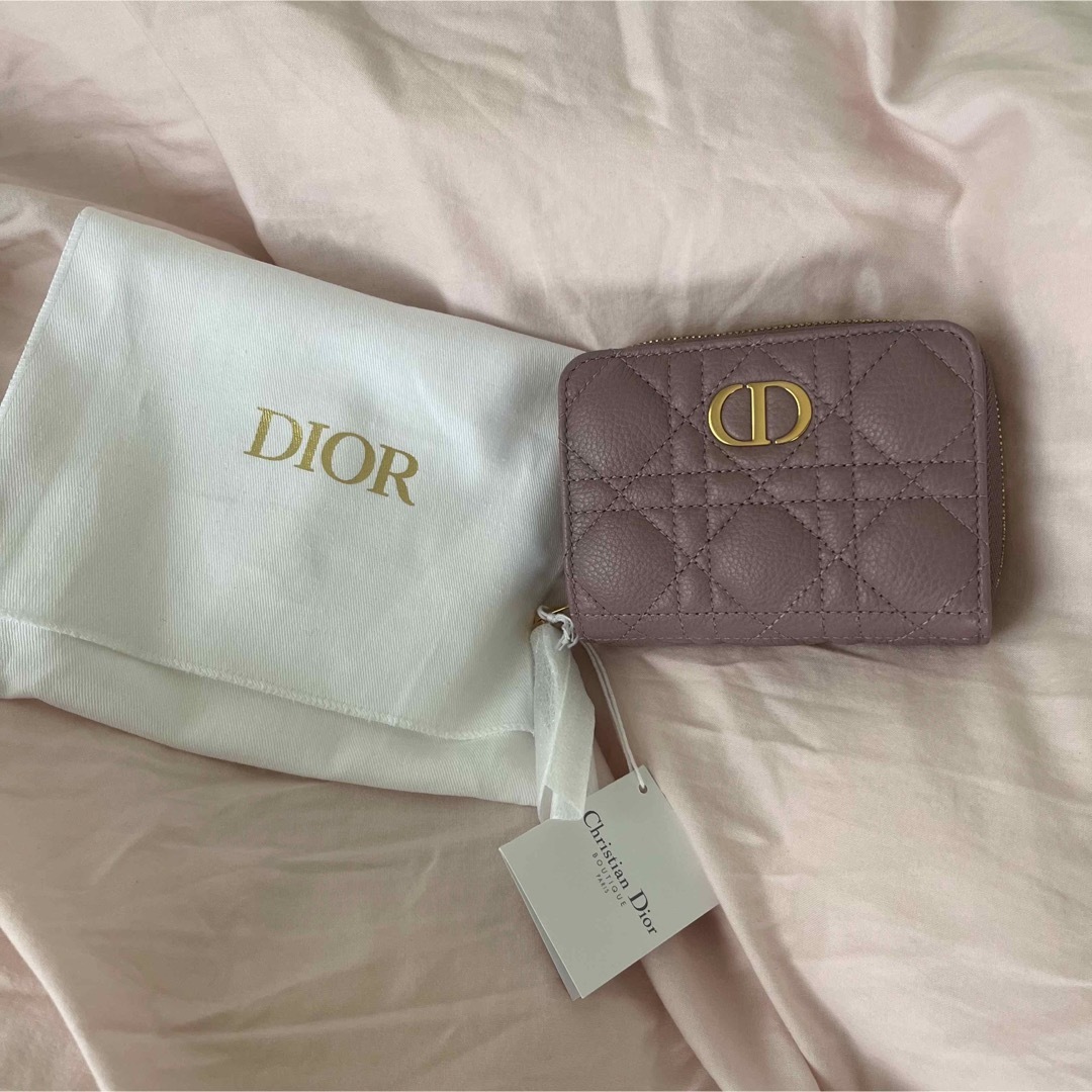 Dior 財布 2つ折り ピンク