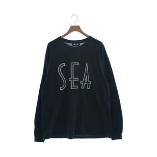 ウィンダンシー(WIND AND SEA)のWIND AND SEA ウィンダンシー Tシャツ・カットソー -(L位) 黒 【古着】【中古】(Tシャツ/カットソー(半袖/袖なし))