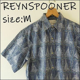 レインスプーナー(Reyn Spooner)のレインスプーナー ハワイ製 ハワイアン アロハシャツ 総柄 メンズM(シャツ)