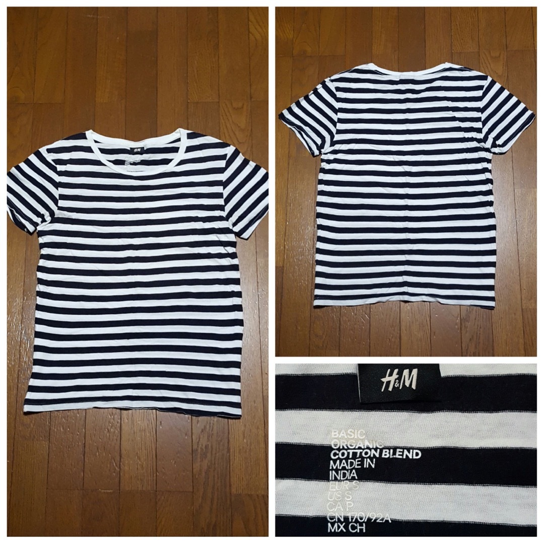 H&M(エイチアンドエム)のH&M！ボーダー Tシャツ！ メンズのトップス(Tシャツ/カットソー(半袖/袖なし))の商品写真