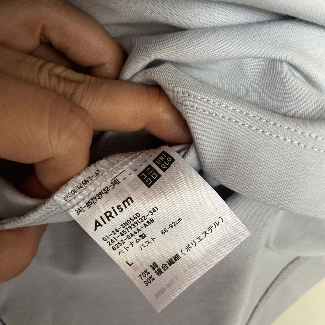 UNIQLO(ユニクロ)のユニクロ　エアリズムコットンTシャツ メンズのトップス(Tシャツ/カットソー(半袖/袖なし))の商品写真