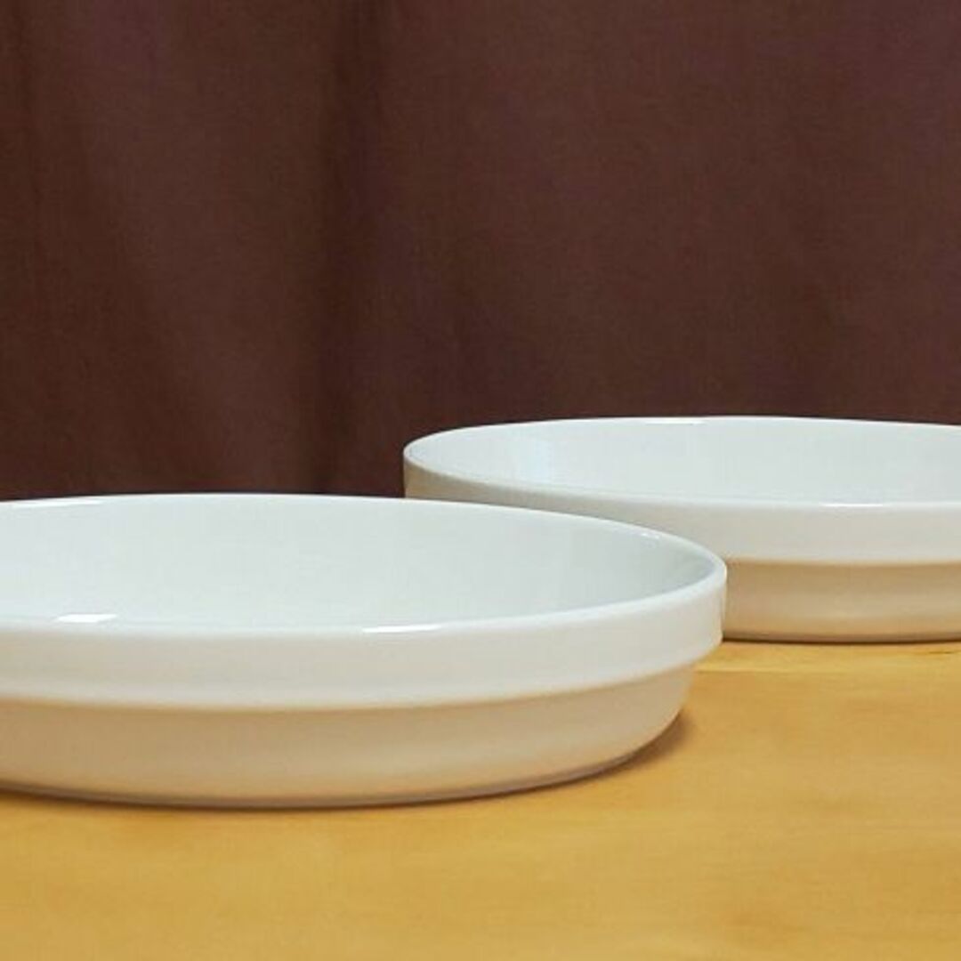 MUJI (無印良品)(ムジルシリョウヒン)の無印良品　グラタン皿　2枚セット インテリア/住まい/日用品のキッチン/食器(食器)の商品写真