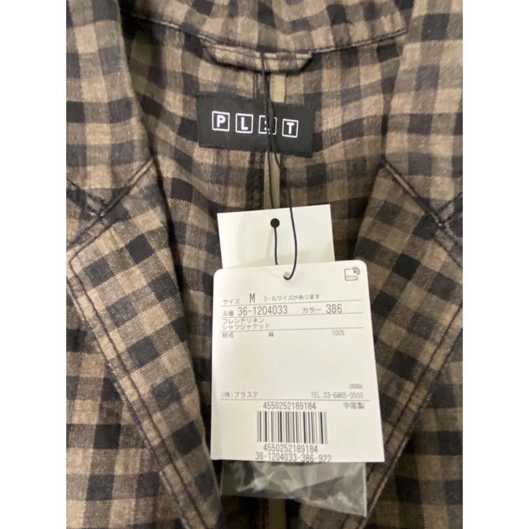 PLST - フレンチリネンシャツジャケット Men Mサイズ 新品未使用の通販