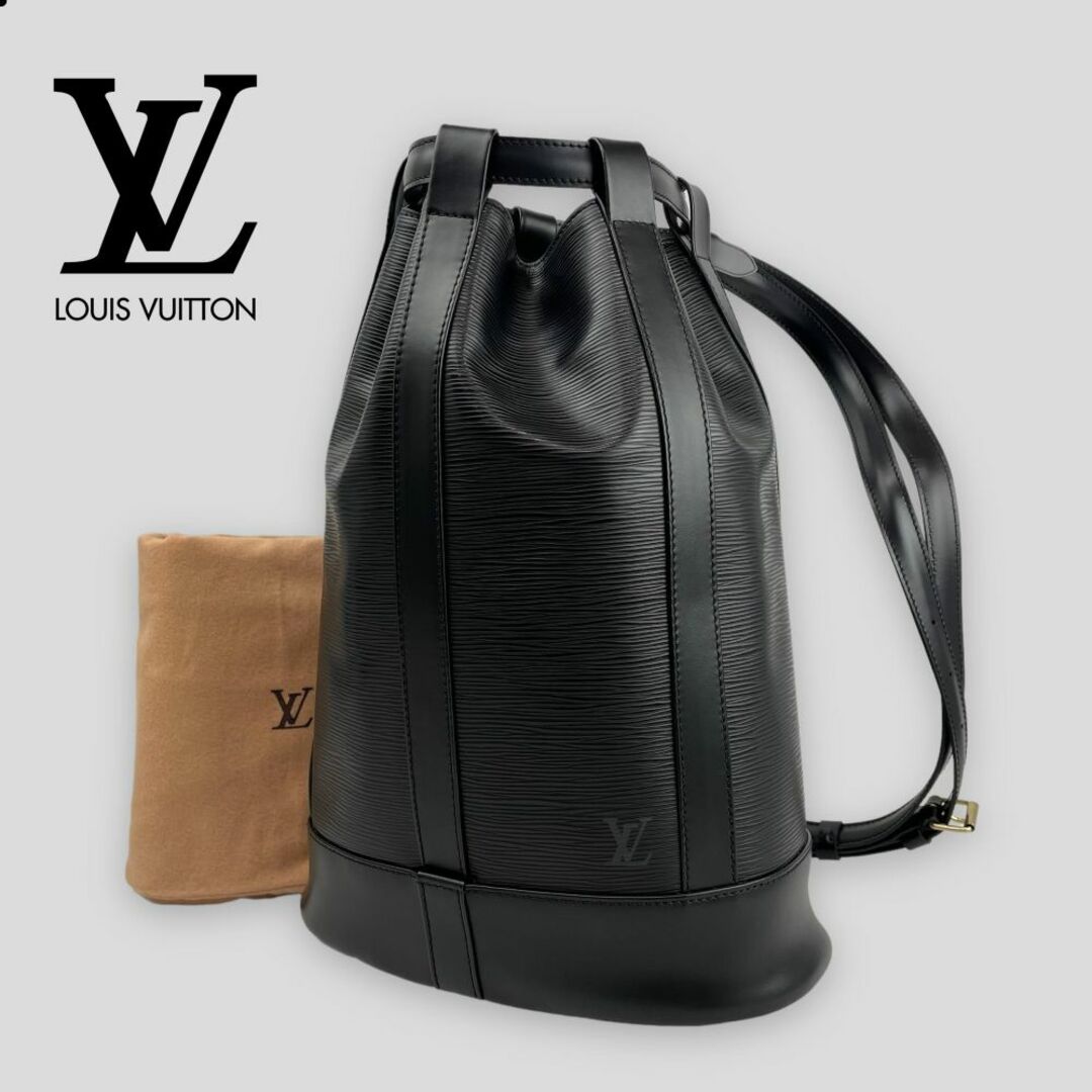 ルイヴィトン LOUIS VUITTON ショルダーバッグ
 エピ ランドネ PM ブラック系