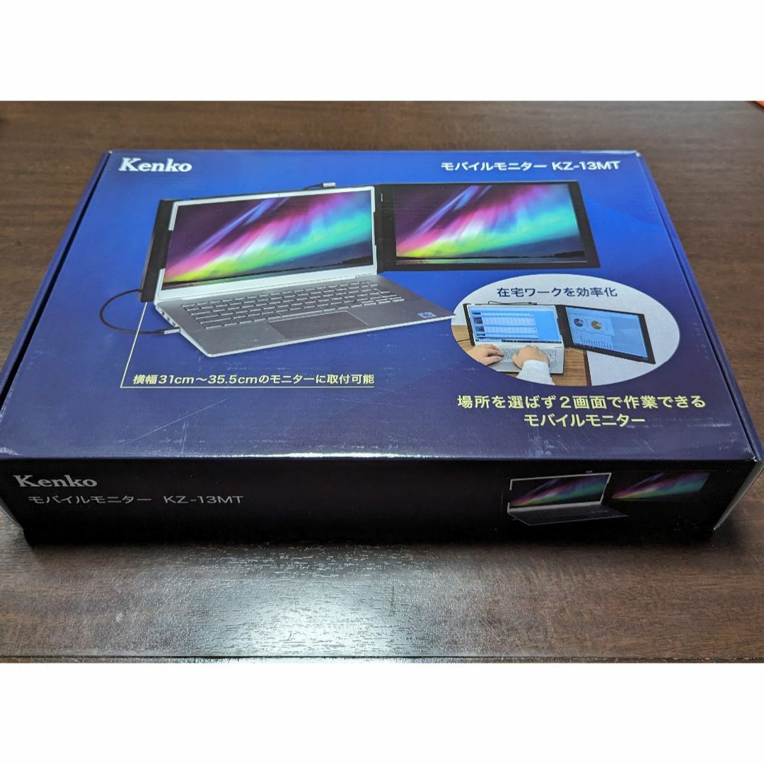 Kenko(ケンコー)の中古 Kenko 13.3型IPS液晶モバイルモニター KZ-13MT スマホ/家電/カメラのPC/タブレット(PC周辺機器)の商品写真