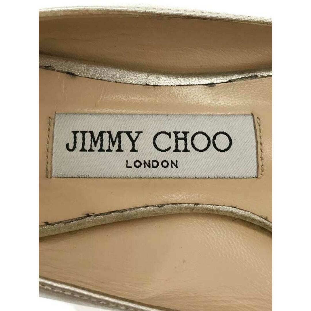 JIMMY CHOO(ジミーチュウ)のJIMMY CHOO ジミー チュウ ビジュー装飾フラットシューズ レディースの靴/シューズ(ハイヒール/パンプス)の商品写真