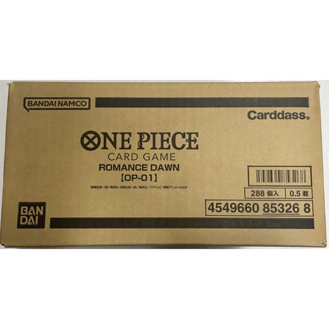 【新品未開封】1カートン　ワンピース カードゲーム OP-01 ロマンスドーンBox/デッキ/パック