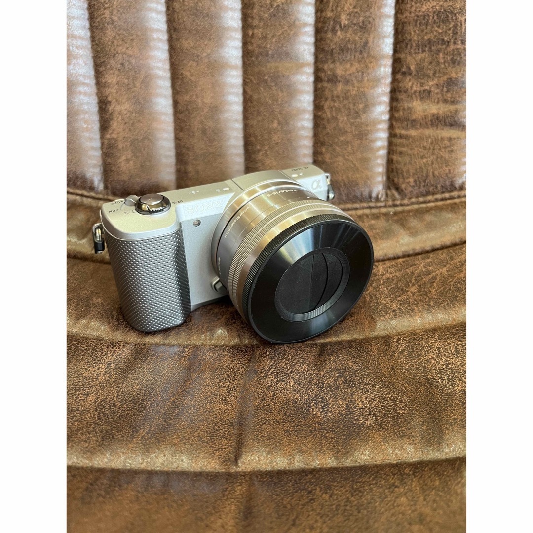 レオパードフラワーブラック 美品 sony α5000 レンズキット | vendee