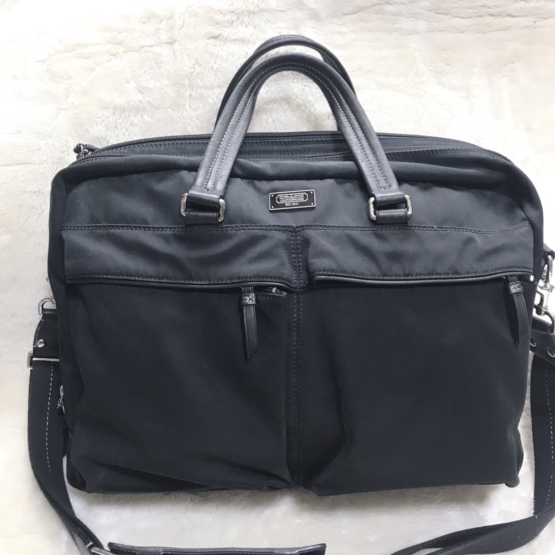 スタニングルアー 美品❤︎COACH コーチ 2WAY ナイロン レザー