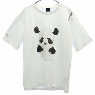 リーボック(Reebok)のリーボック エーネーション 2014 プリント 半袖 Tシャツ S ホワイト Reebok a-nation メンズ 【中古】  【230704】 メール便可(Tシャツ/カットソー(半袖/袖なし))