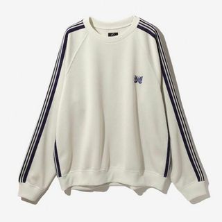 スウェット L ホワイト パープル ニードルス ニードルズ needles 1-