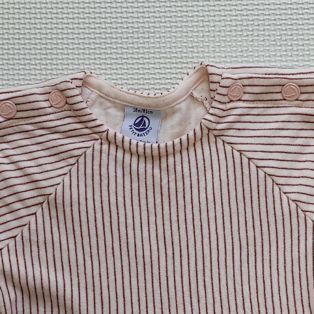 PETIT BATEAU(プチバトー)のPETIT BATEAU プチバトー ワンピース 18m キッズ/ベビー/マタニティのベビー服(~85cm)(ワンピース)の商品写真