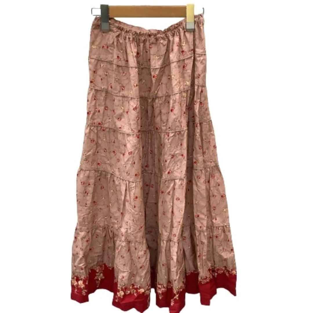 カネコイサオ 4段 スカート バラ ピコフリル