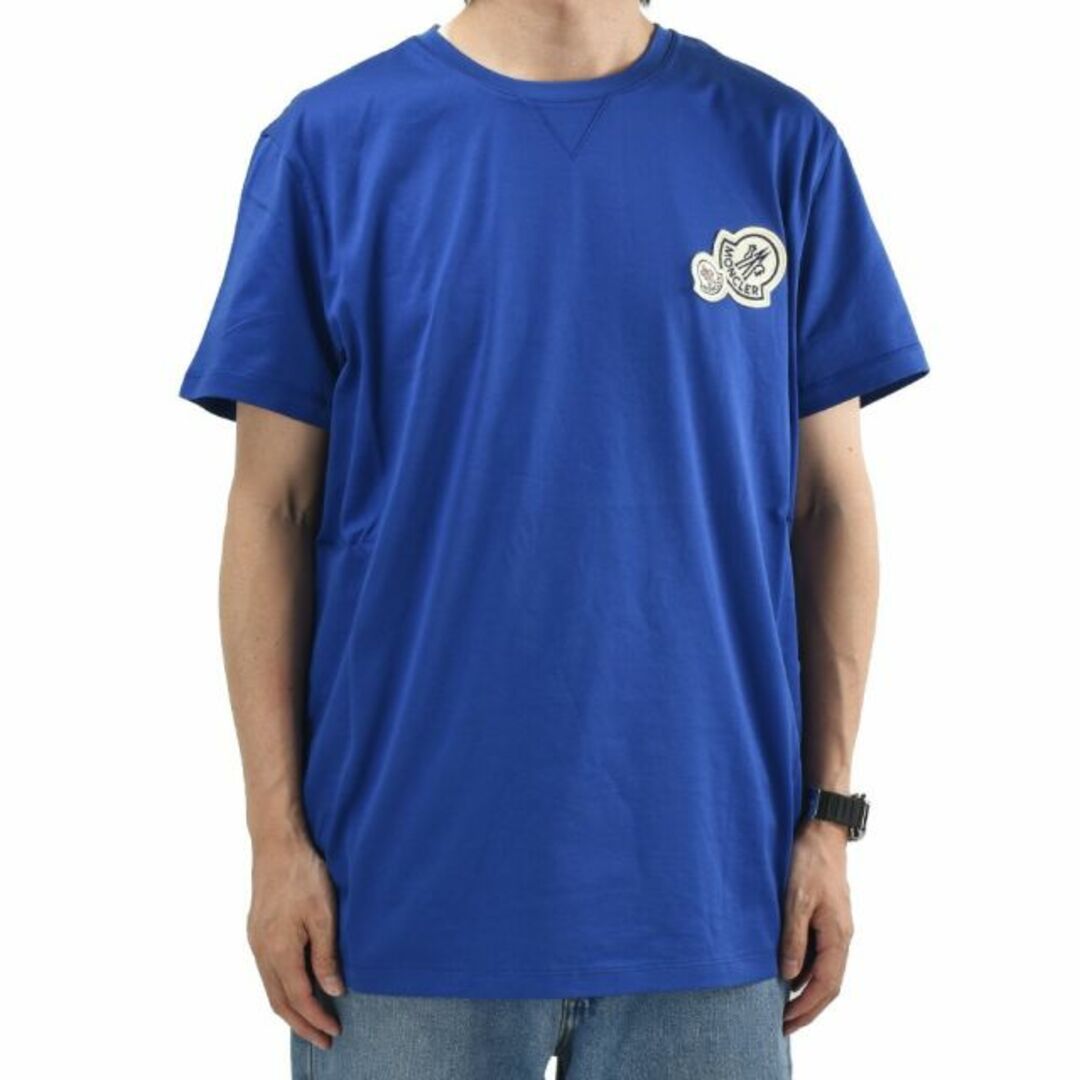 【BLUE】モンクレール MONCLER Tシャツml-8c00057-771