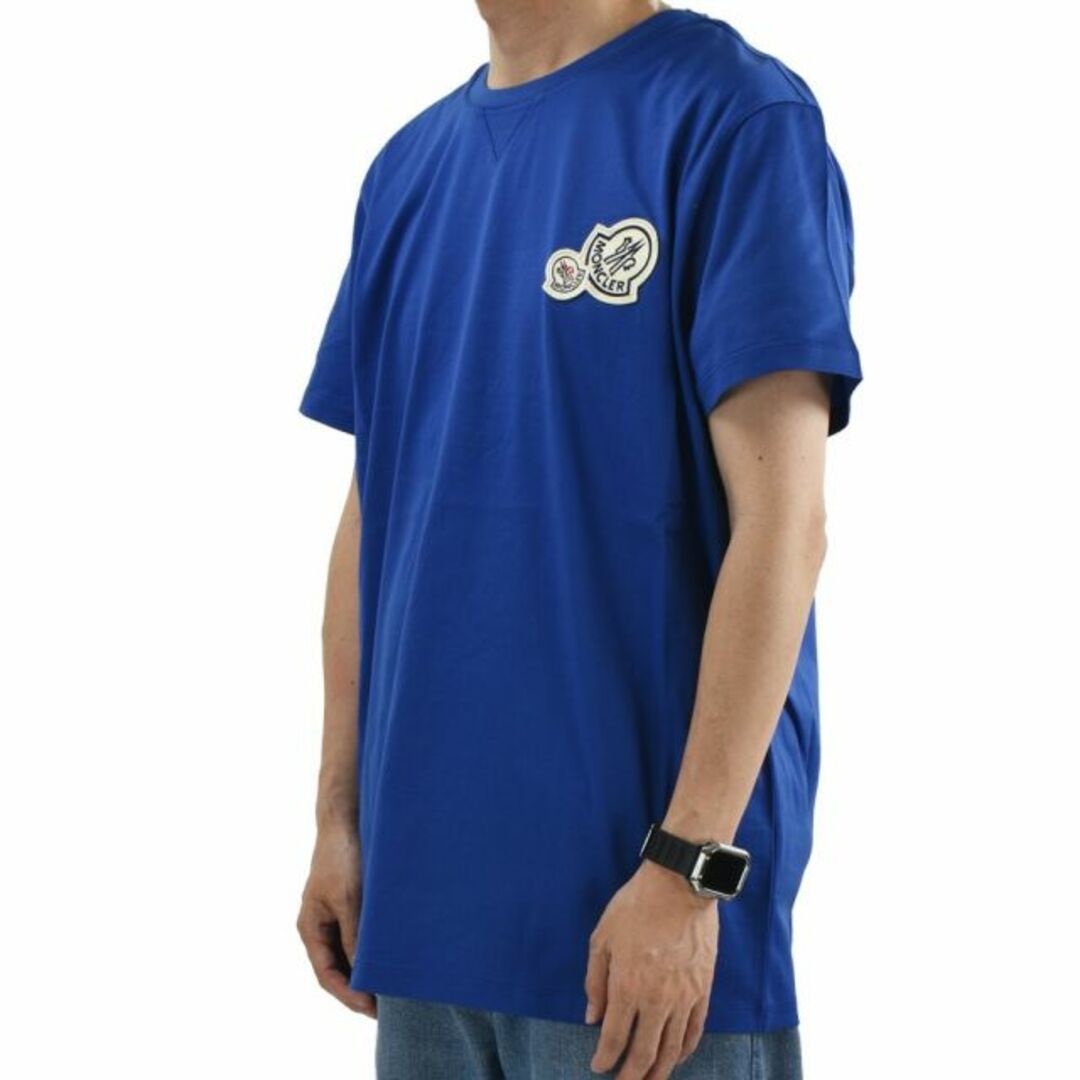 MONCLER(モンクレール)の【BLUE】モンクレール MONCLER Tシャツ メンズのトップス(Tシャツ/カットソー(半袖/袖なし))の商品写真