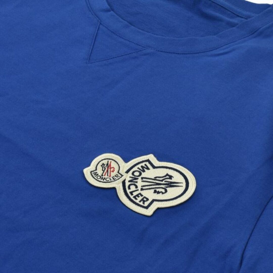 MONCLER(モンクレール)の【BLUE】モンクレール MONCLER Tシャツ メンズのトップス(Tシャツ/カットソー(半袖/袖なし))の商品写真