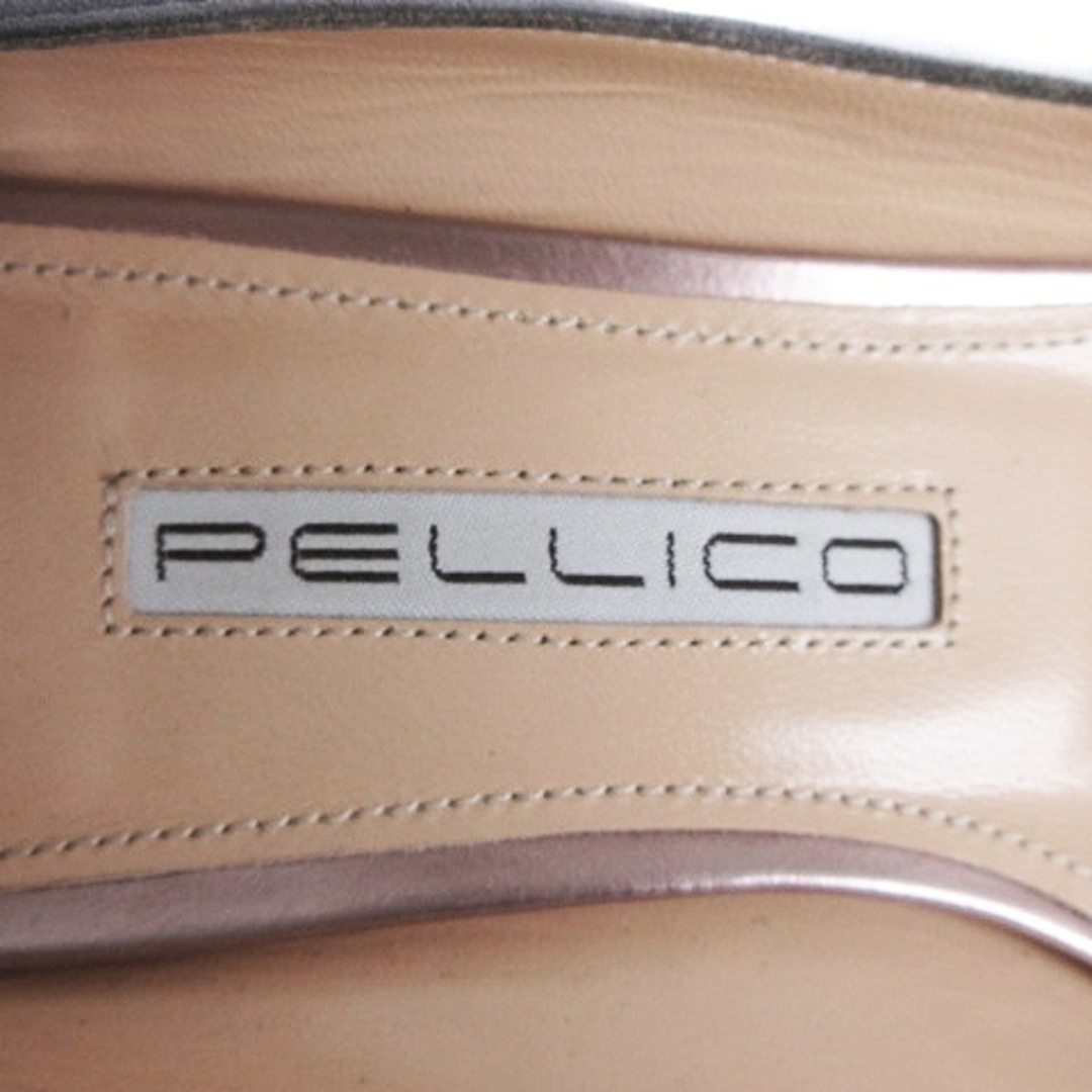 ✨新品未使用✨ ペリーコ 23.5cm スエード ポインテッドトゥ グレー