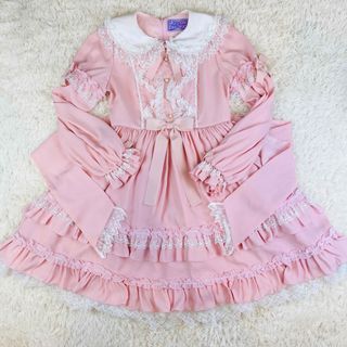 Angelic Pretty シアー5分袖ロリータブラウス ラベンダー 紫