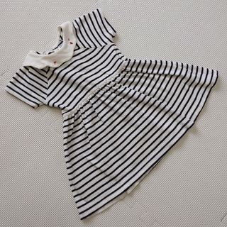 プチバトー(PETIT BATEAU)のPETIT BATEAU プチバトー ワンピース 12m(ワンピース)