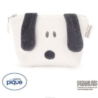 スヌーピー(SNOOPY)の【新品】ジェラートピケ　スヌーピー　パイル ティッシュ ポーチ(その他)