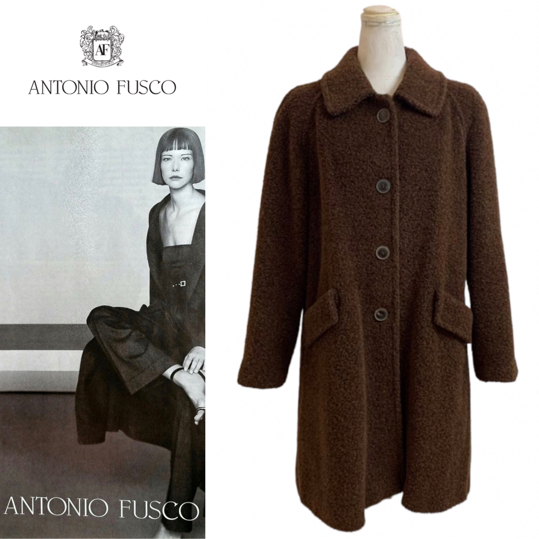 ANTONIO FUSCO VINTAGE ITALY製 アルパカウールコート | フリマアプリ ラクマ