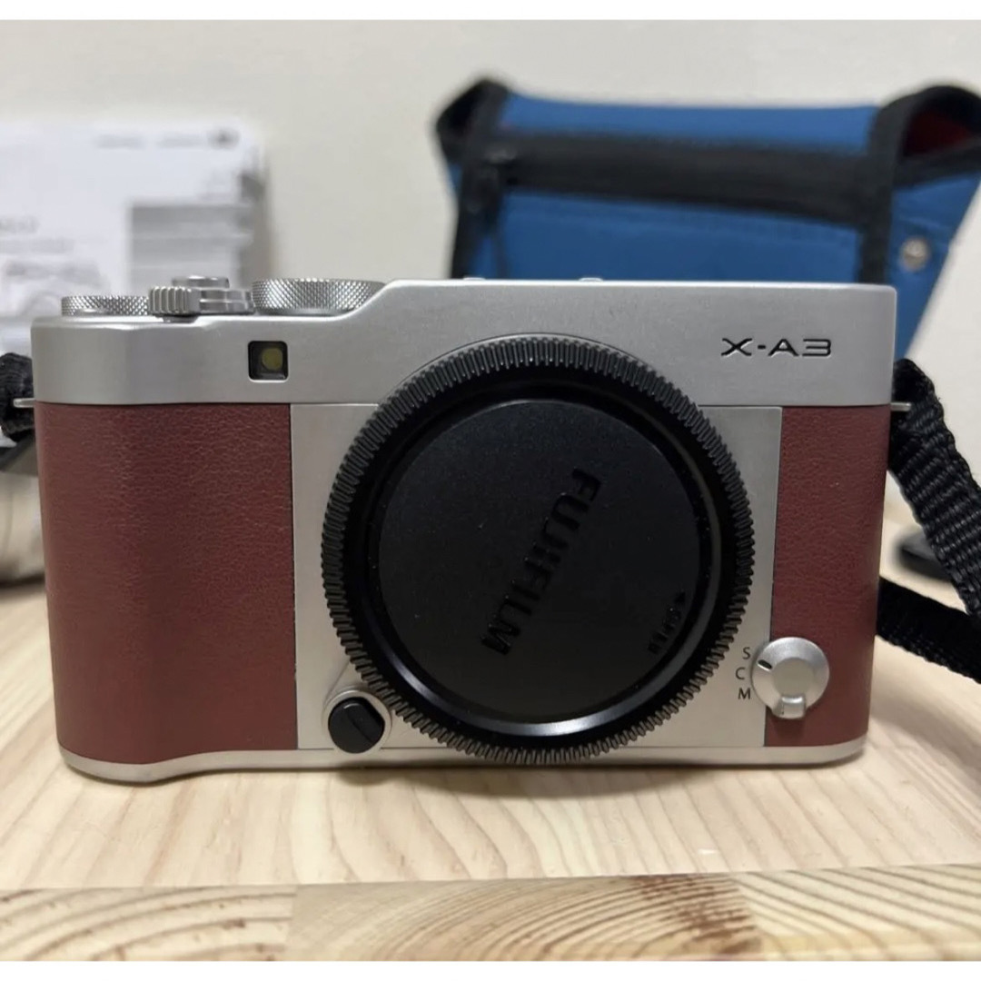 フジフィルム ミラーレス デジタルカメラ X-A3 ブラウン レンズキット