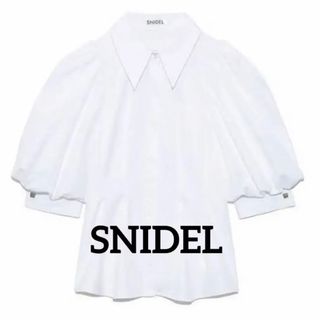 スナイデル(SNIDEL)の【美品】スナイデル　ビッグカラーシャツブラウス(シャツ/ブラウス(半袖/袖なし))