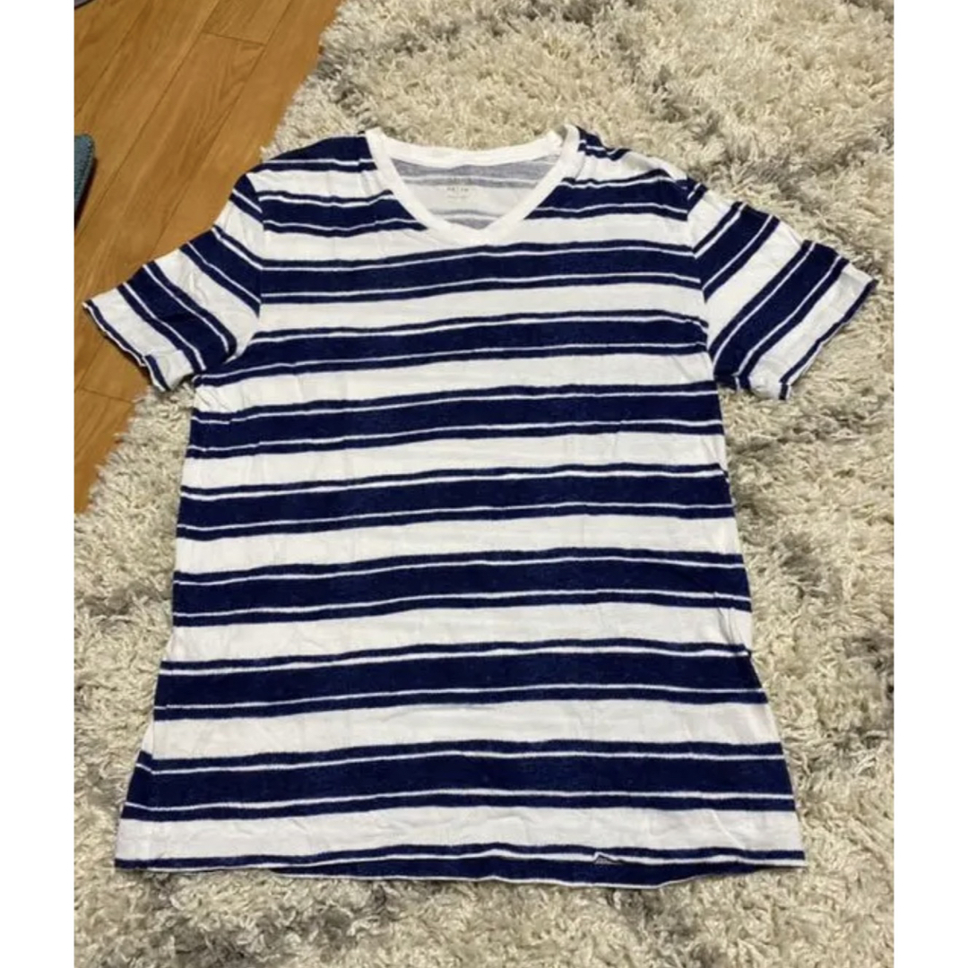 Old Navy(オールドネイビー)のOLD NAVY ボーダー Tシャツ XS メンズのトップス(Tシャツ/カットソー(半袖/袖なし))の商品写真