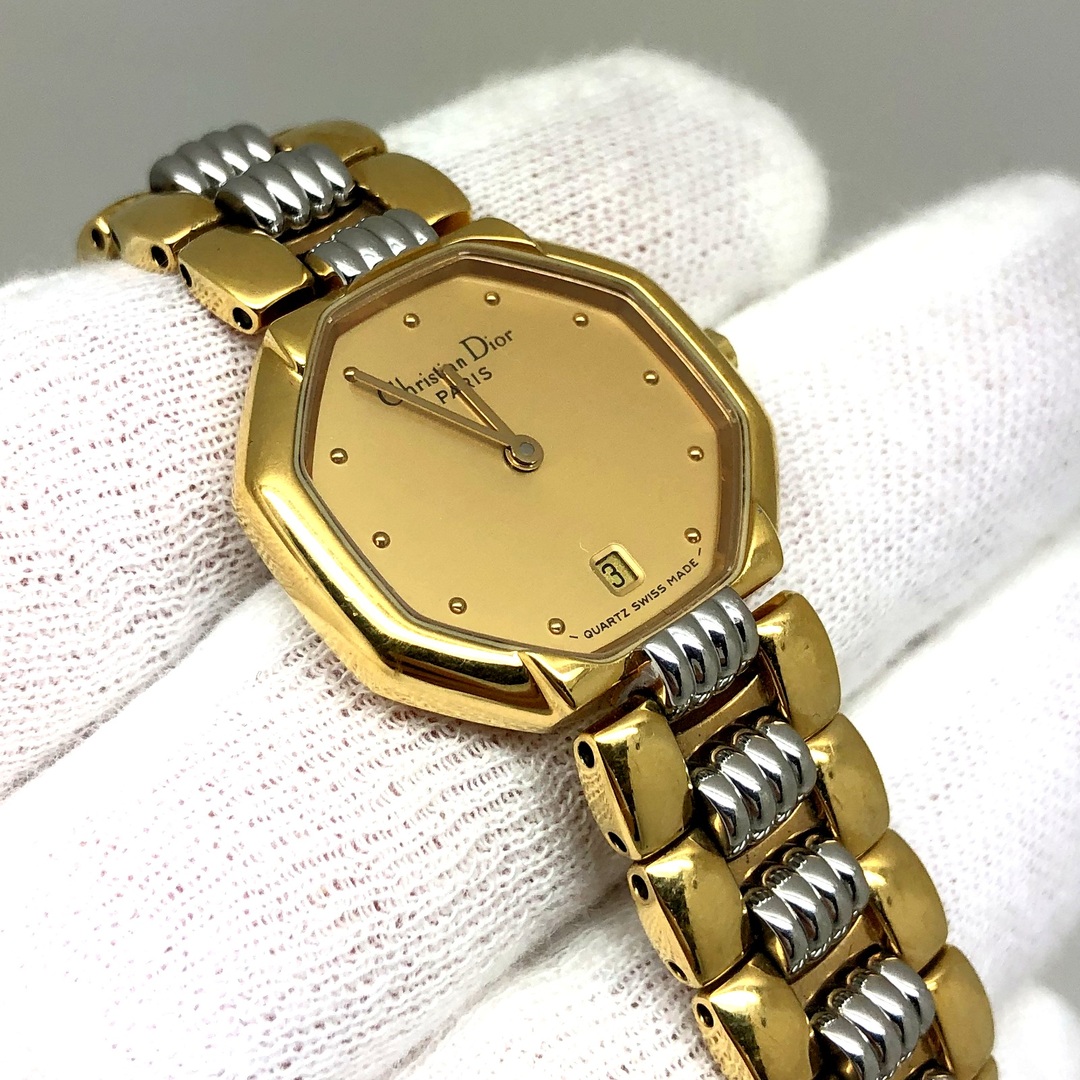 Christian Dior クォーツ時計 D48.133 ゴールド | www.fleettracktz.com