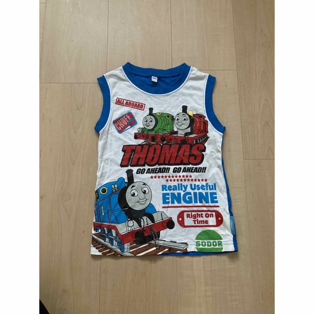 トーマス　100サイズ　ノースリーブ キッズ/ベビー/マタニティのキッズ服男の子用(90cm~)(Tシャツ/カットソー)の商品写真