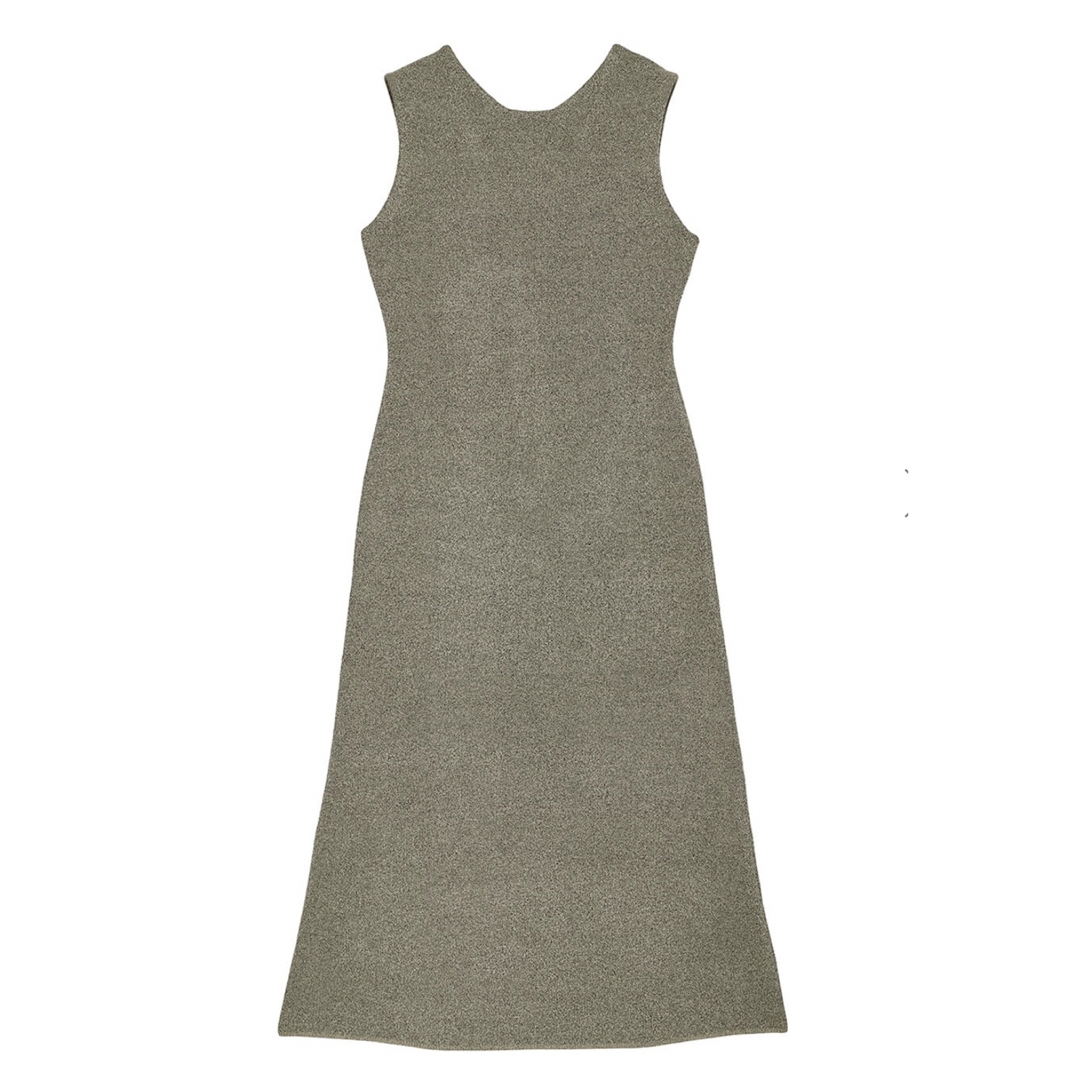 アメリ LOOP YARN SEMI FLARE KNIT DRESS