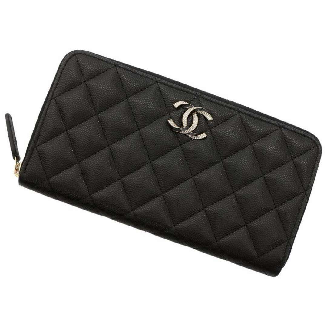 美品✨CHANEL シャネル ココマーク キャビアスキン  財布