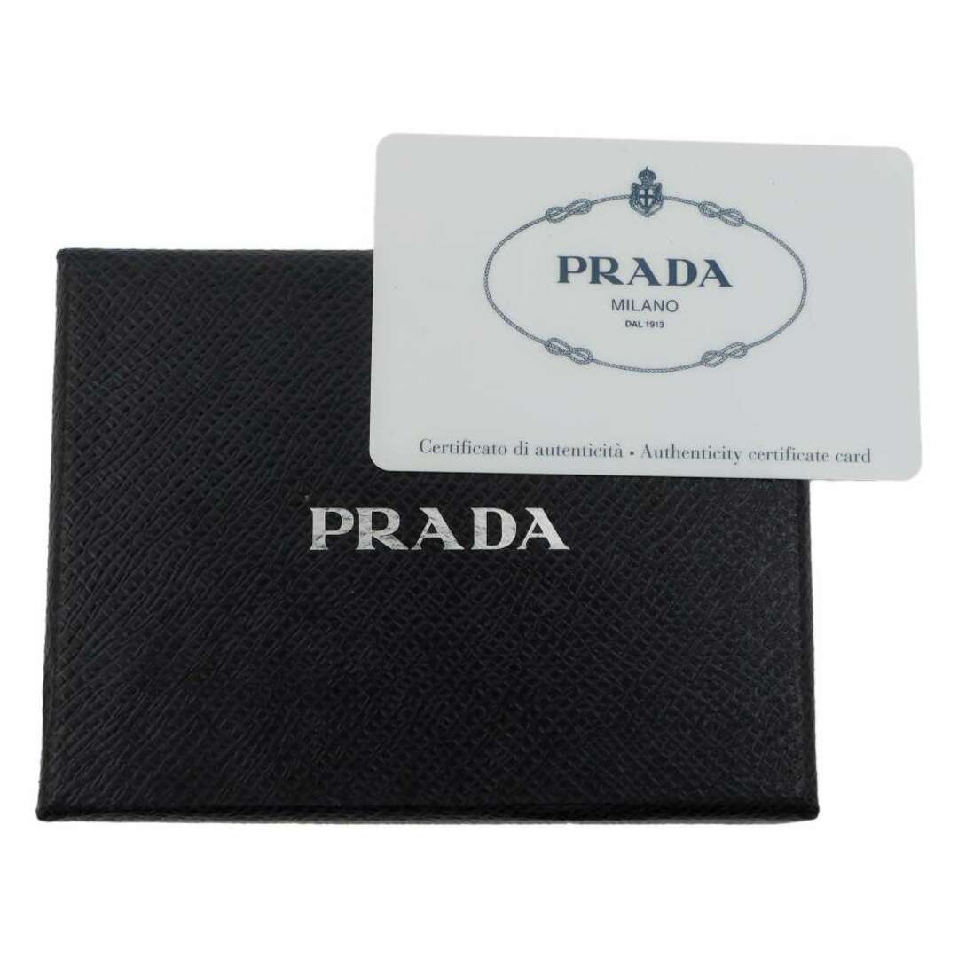 プラダ 4連キーケース サフィアーノ 1PG004 PRADA キーリング付き