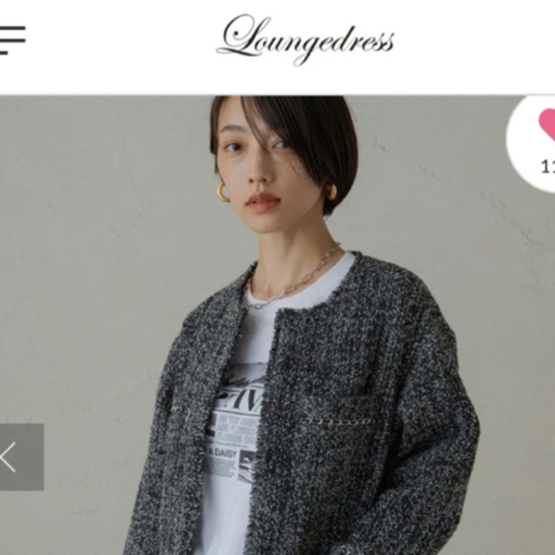 Loungedress(ラウンジドレス)の【セール】未使用品 ラウンジドレス ガレナ ラウンドチェーン ネックレス レディースのアクセサリー(ネックレス)の商品写真