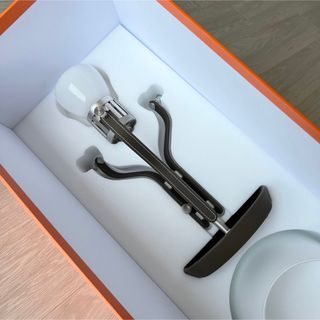 エルメス(Hermes)の【新品未使用】エトゥープ　ランプ　HERMES エルメス  照明　インテリア(テーブルスタンド)