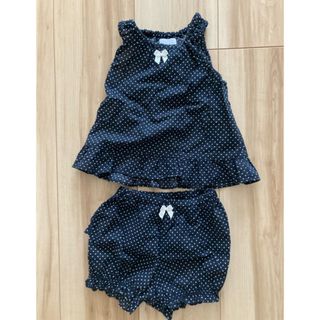 ベベ(BeBe)のbebe ブルマ付きワンピース 70cm 美品(ワンピース)