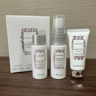 ジルスチュアート(JILLSTUART)のジルスチュアート ボディミルク ヘアミスト ハンドクリーム ホワイトフローラル(サンプル/トライアルキット)