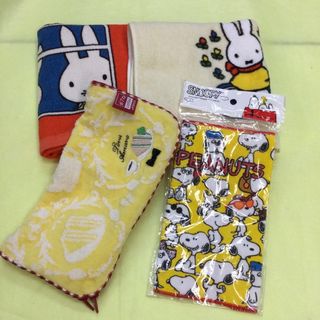 ミッフィー(miffy)のミッフィータオル他4点まとめ売りKR0777(タオル/バス用品)