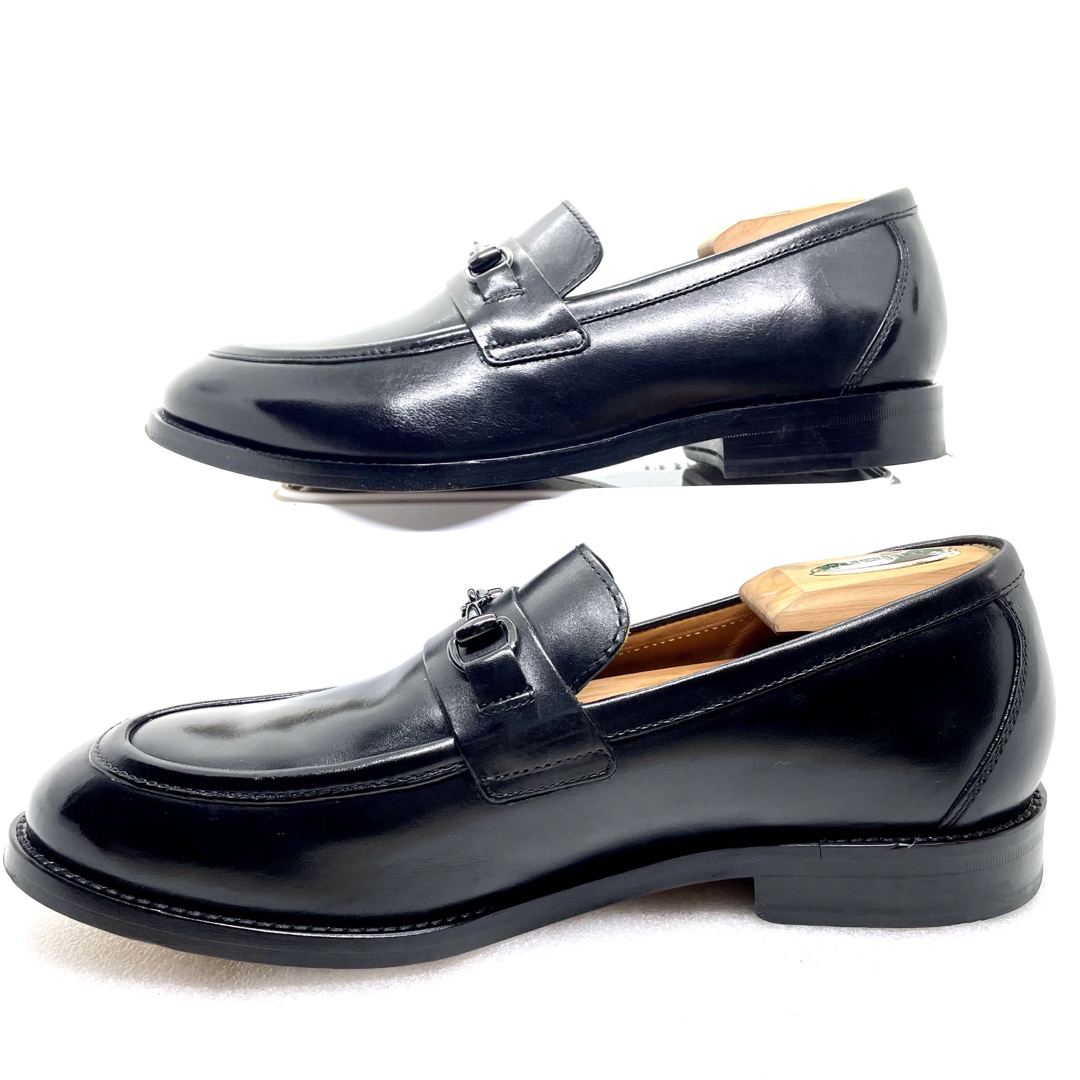 美品 COLE HAAN コールハーン ニーランド ホースビット ローファー-