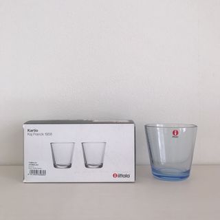 イッタラ(iittala)の【新品】イッタラ　カルティオ　アクア　2個セット(グラス/カップ)